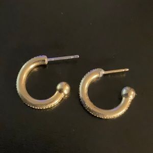 Fallout Girl Metal Hoop - Gold tone